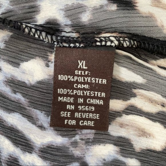 Fever button down shirt with attached camisole - Picture 11 of 14